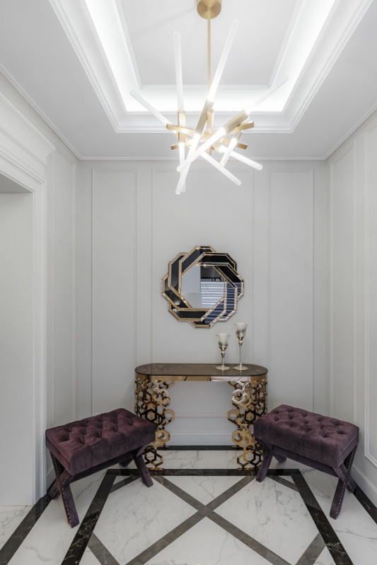 Фото ЗЕРКАЛО ДЕКОРАТИВНОЕ ЧЕРНО-ЗОЛОТОЕ  GARDA DECOR