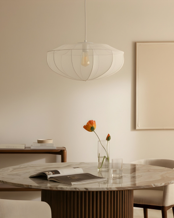 Фото Кремовый подвесной светильник Бьорн Louvre Home