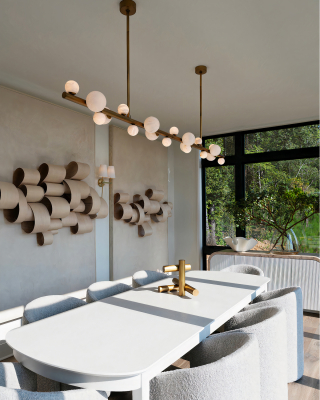 Фото Золотая люстра Квинт  Louvre Home