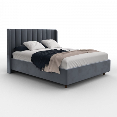 Кровать Keroll 200x200 Синий