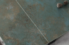 Стол обеденный SALVADORE Ceramic 160x90 (бирюзовый Ossido Verde/черный мат)