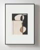 Фото Интерьерный постер Black & beige abstraction Louvre Home