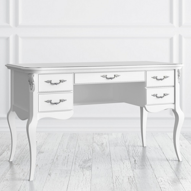 Фото Кабинетный стол пристенный Silvery Rome Kreind