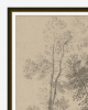 Фото Постер в винтажном стиле Pastoral Sketch Louvre Home