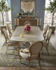 Фото Золотая линейная люстра Агата Louvre Home