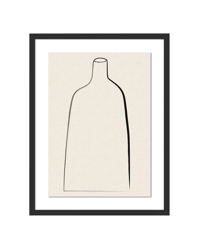 Фото Постер Minimal Vase в чёрной раме  Louvre Home