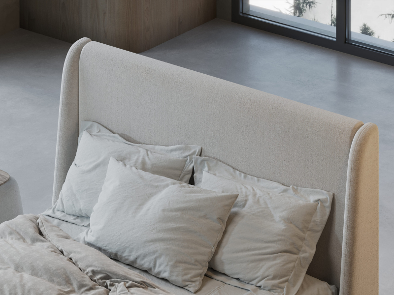 Кровать Камила 180x200 Бежевый
