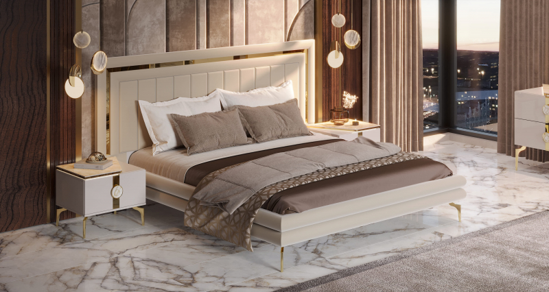 Кровать Грация 180x200 Бежевый