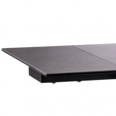 Стол обеденный SALVADORE Ceramic 120x80 II раздвижной (серый/черный мат)