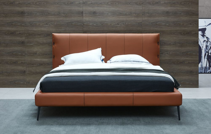 Кровать GC1727 160x200 BROWN