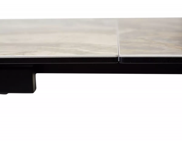 Стол обеденный IVAR 180x98 MARBLES KL-80 Серый мрамор, итальянская керамика, ®DISAUR