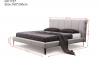 Кровать GC1727 160x200 BROWN