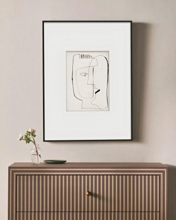 Фото Интерьерный постер Drawing - I Louvre Home