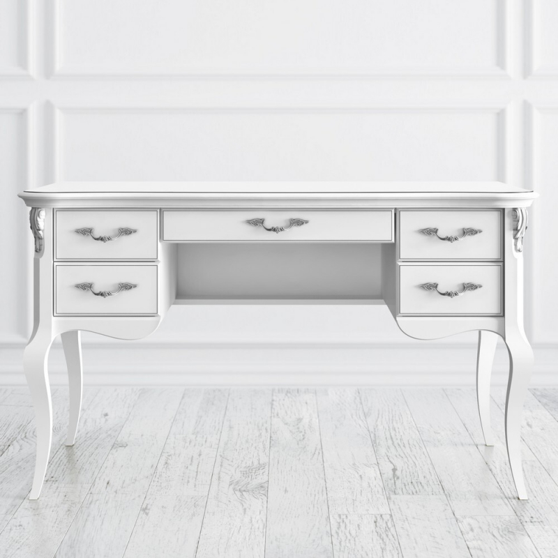 Фото Кабинетный стол пристенный Silvery Rome Kreind