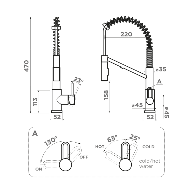 Смеситель MIKAWA 2 PLUS-SB GB