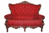 Диван Царский красный 1750х900х1300