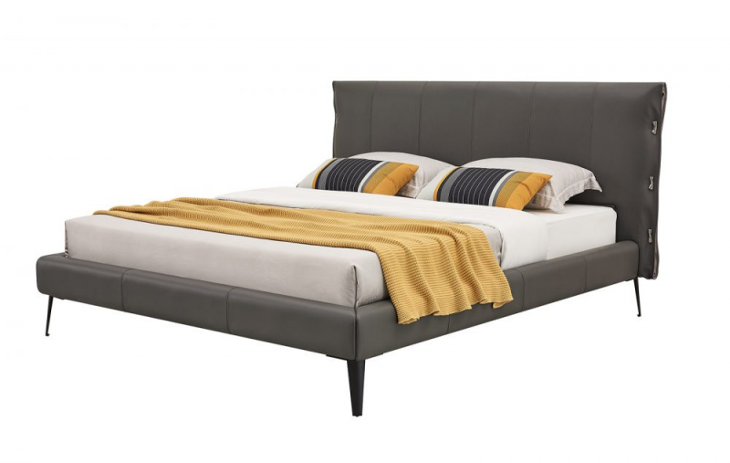Кровать  GC1727 180x200 Серый