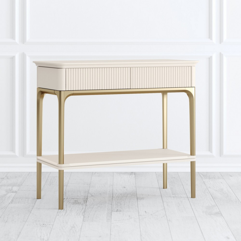 Фото Консоль с полкой Primo gold Kreind