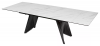 Стол обеденный IVAR 180x98 MARBLES KL-99 Белый мрамор, итальянская керамика, ®DISAUR