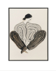 Фото Жикле на холсте Striped lady Louvre Home