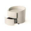 Тумба прикроватная MITCHELL Oyster White — Oyster White, 50 × 50 × 43 см