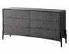 Комод jk_g38 длина 160 ширина 40 из шпона и массива ясеня