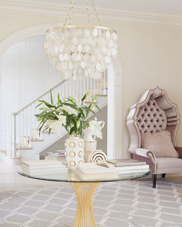 Фото Золотая люстра Агата Louvre Home