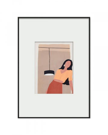 Фото Интерьерный жикле Leaning woman Louvre Home