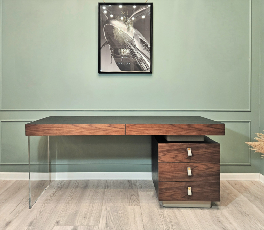 Стол письменный Carson Walnut, орех, 162×60×75 см