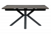 Стол обеденный COLUMBUS Ceramic 160x90 раскладной (эффект дерева/черный)