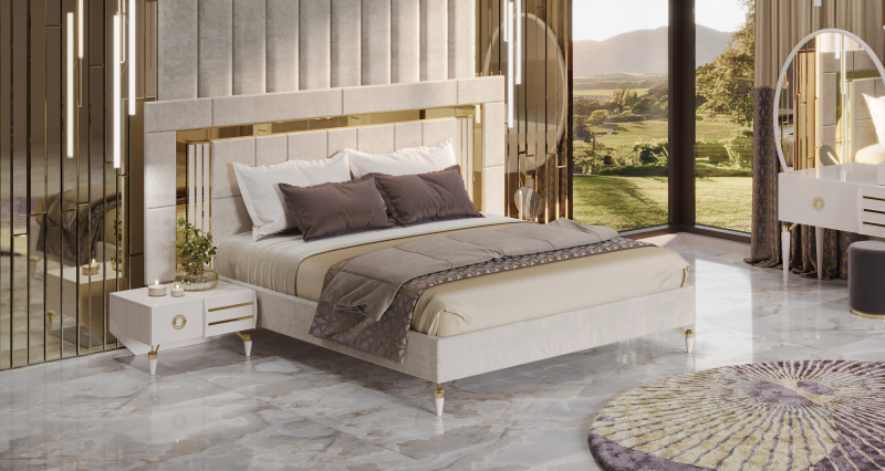 Кровать Тиффани 180x200 Бежевый