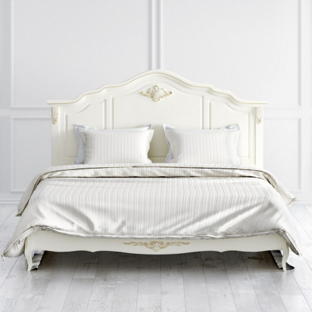 Кровать R10 Romantic Gold Слоновая кость с золотой патиной 160*200