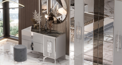 Стол туалетный Грация серый